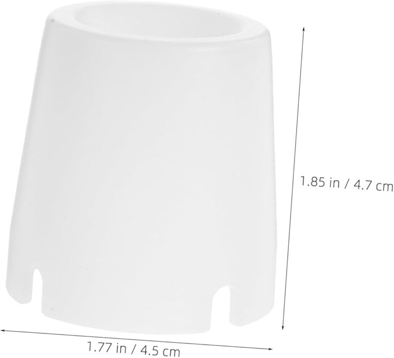 White Plastic Diffuser Dome Flashlight Cover Non Glare Camping Accessory - Image 2